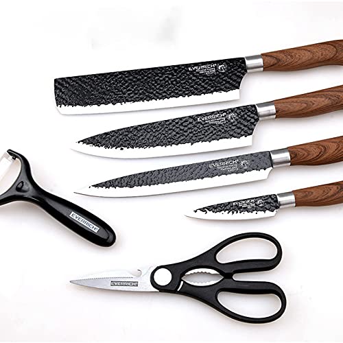 Amazon.com: Knife Set, 6 PCS Stainless Steel Kitchen Knives Set
